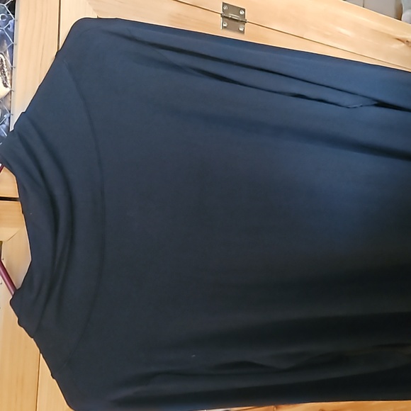 XL CUDDL DUDS SOFTWEAR w STRETCH Tunic Black - Picture 5 of 7